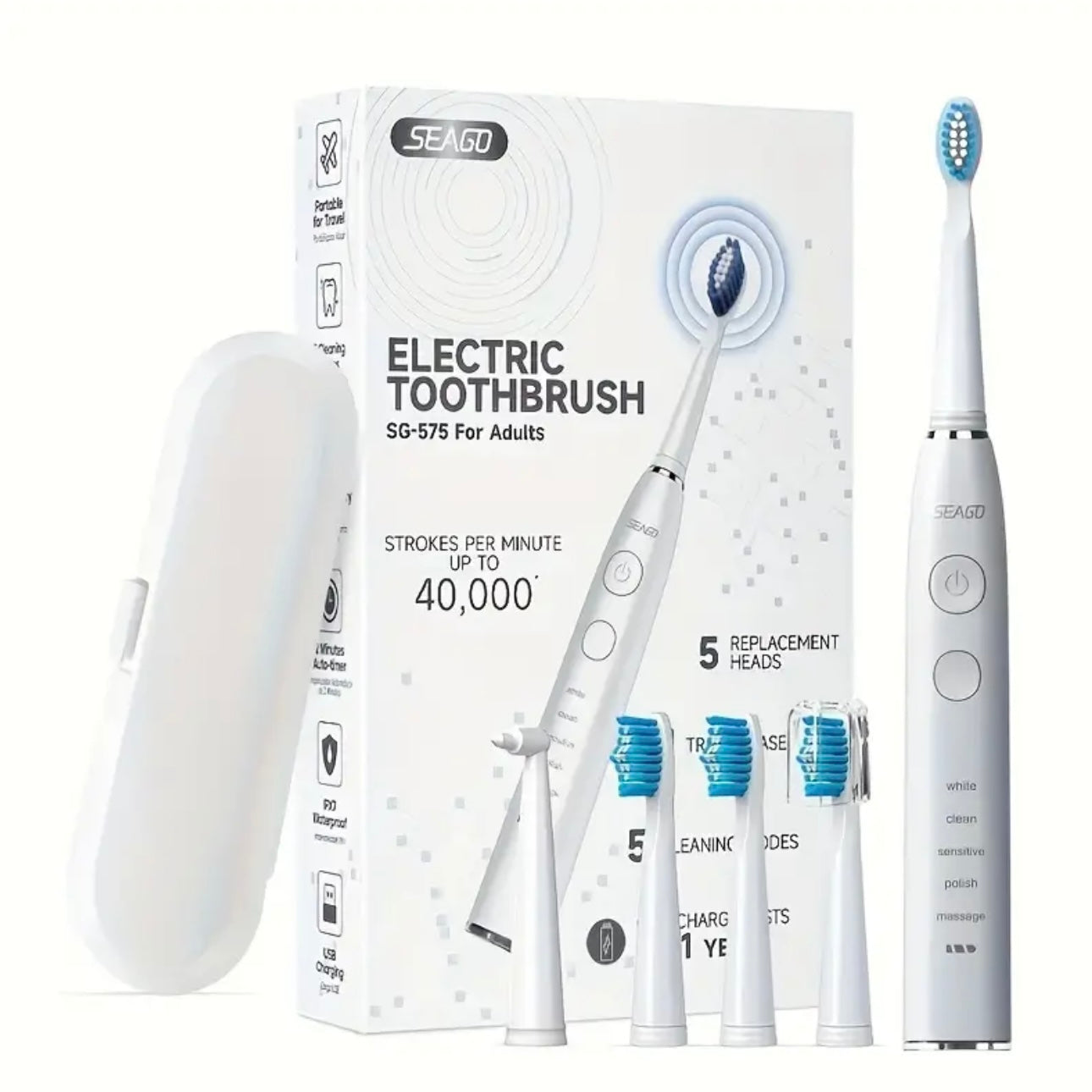 Zenora Sonic Electric Toothbrush for Men