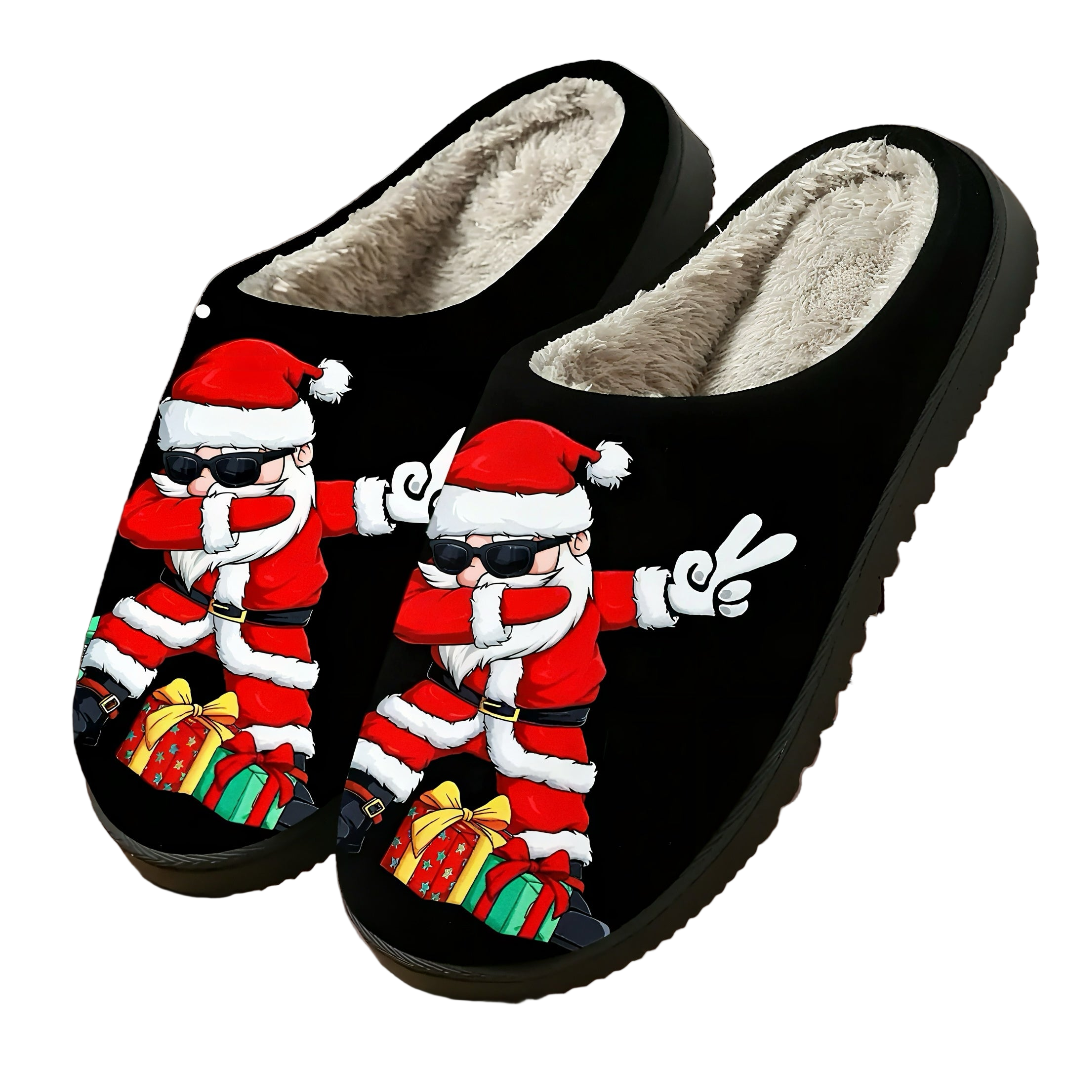 Zenora Men’s & Women’s Christmas Plush Slippers