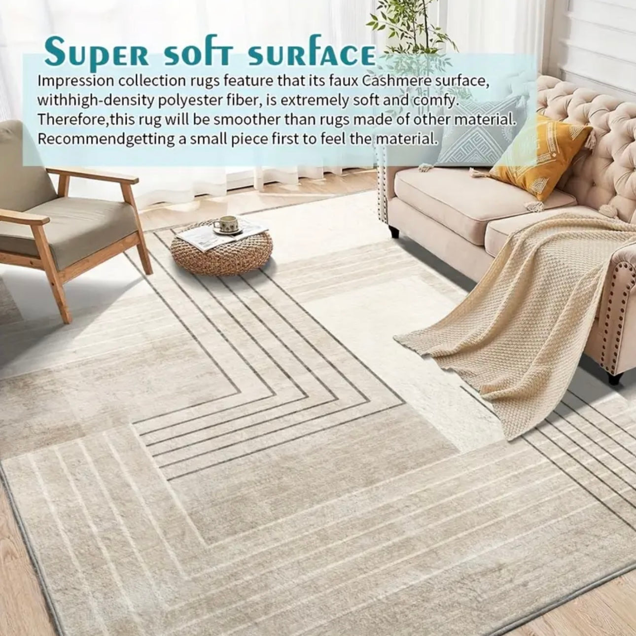 Zenora Seven Deer Velvet Area Mat