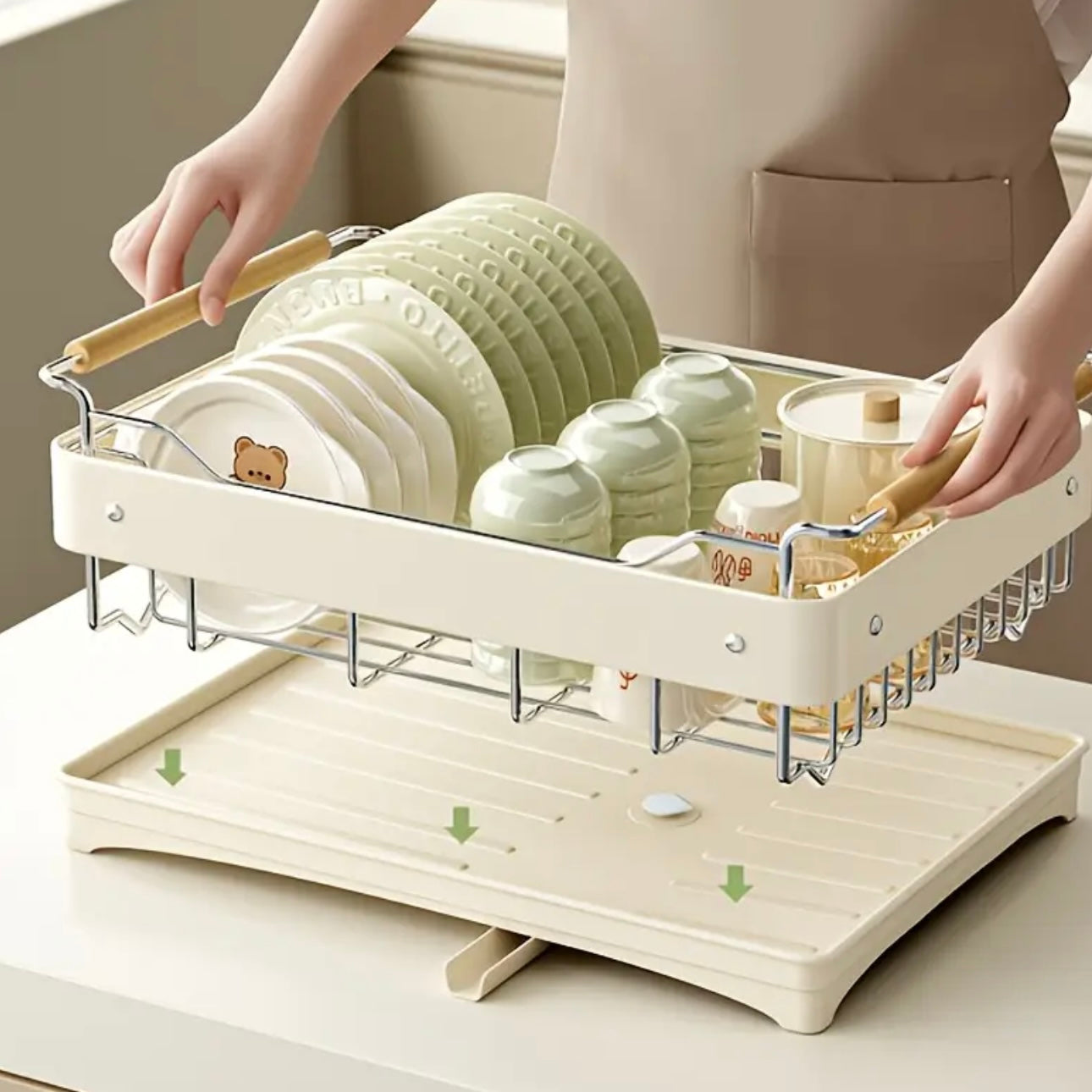 Zenora Zhoho Tant Stainless Steel Dish Drying Rack