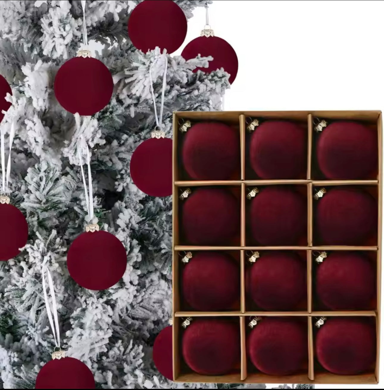 Zenora Velvet Christmas Ball Ornament