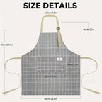 Zenora 2-Piece Heavy Duty Kitchen Chef Apron Set