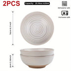 Zenora 2-Piece Large Ceramic Bowl Set