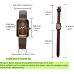 LUMÉ TERRACOTTA Vintage Square Women’s Quartz Watch