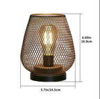 Zenora Metal Cage LED Lantern