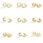 Éclat Luxe 10pcs Women’s Signature Earrings Set