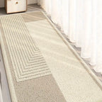 Zenora Japanese-Inspired Cream Striped Area Mat