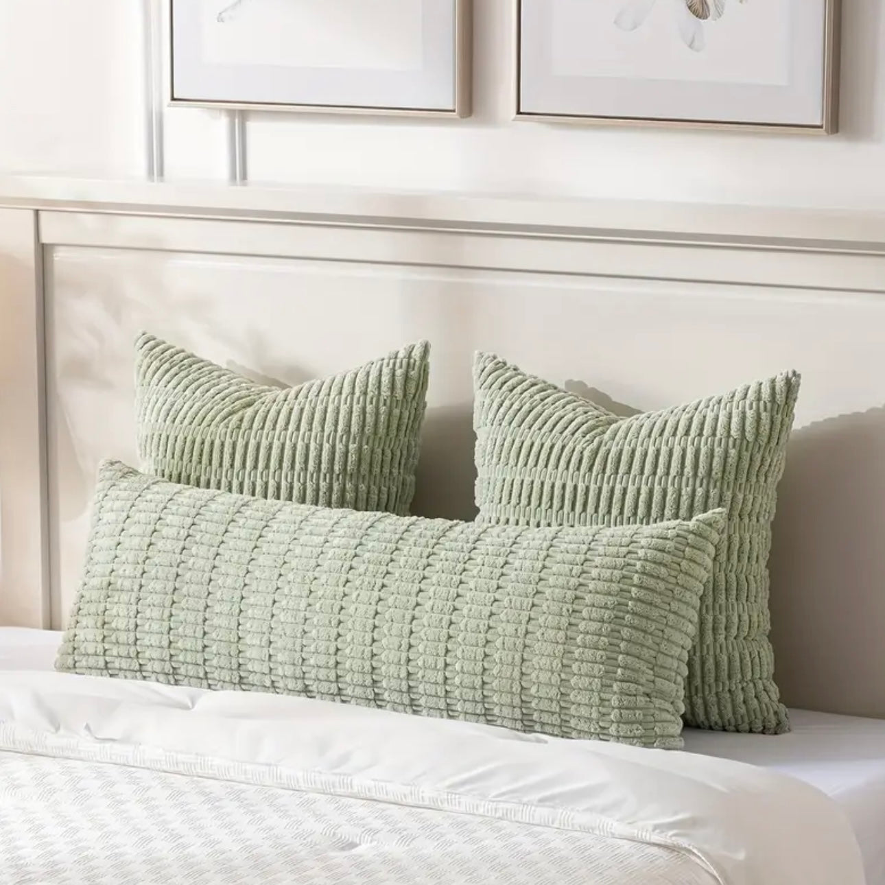 Zenora Bocwre 3pcs Corduroy Pillow Cover Set