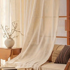 Zenora Japanese-Style Imitation Linen Window Screen Set