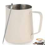 Zenora Stainless Steel Milk Frothing Pitcher Set