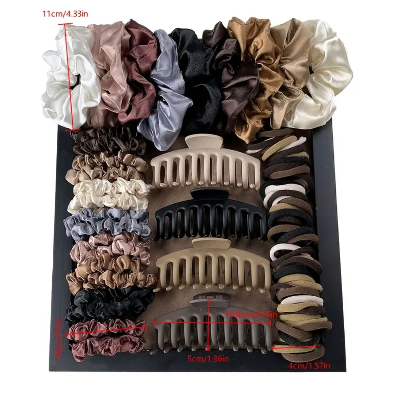 Zenora 79-Piece Women’s Hair Accessories Set