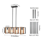 Zenora Adjustable Matte Black Kitchen Island Pendant Light