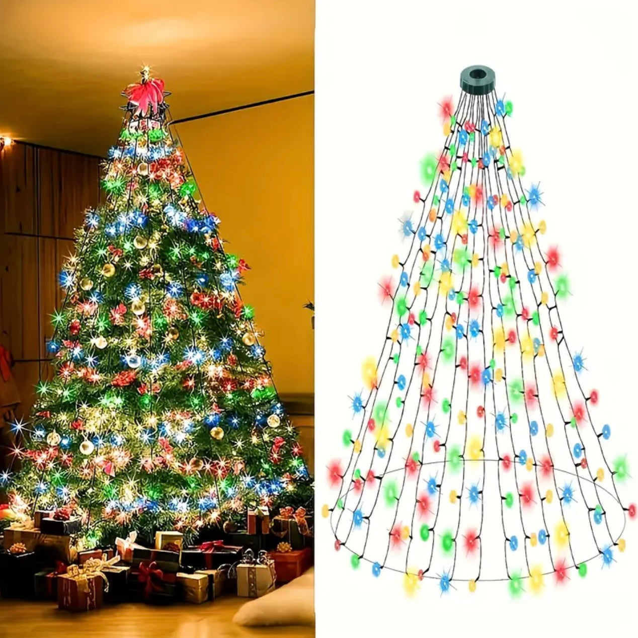 Zenora Christmas Tree Lights – 8 Lighting Modes
