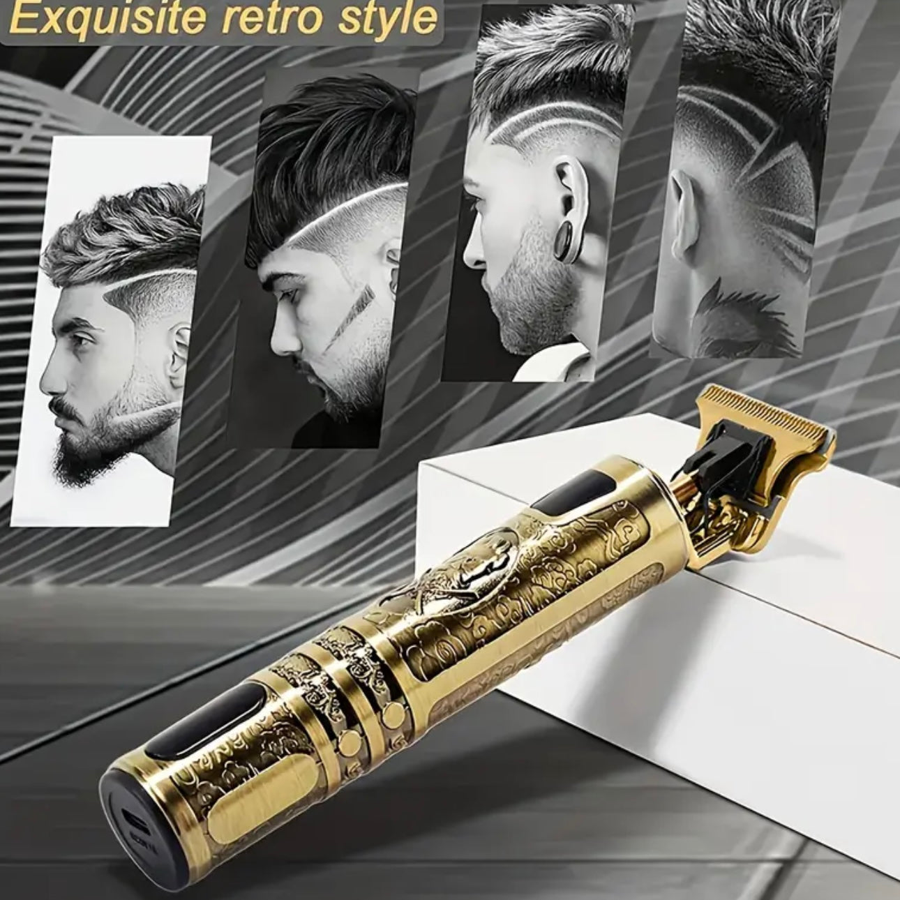 Zenora Tony LED Cordless Metal Hair Clipper