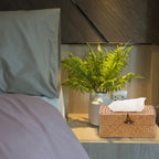 Liora Woven Storage Basket with Lid