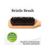 Zenora Slick Back Hair Brush & Wax Stick Set