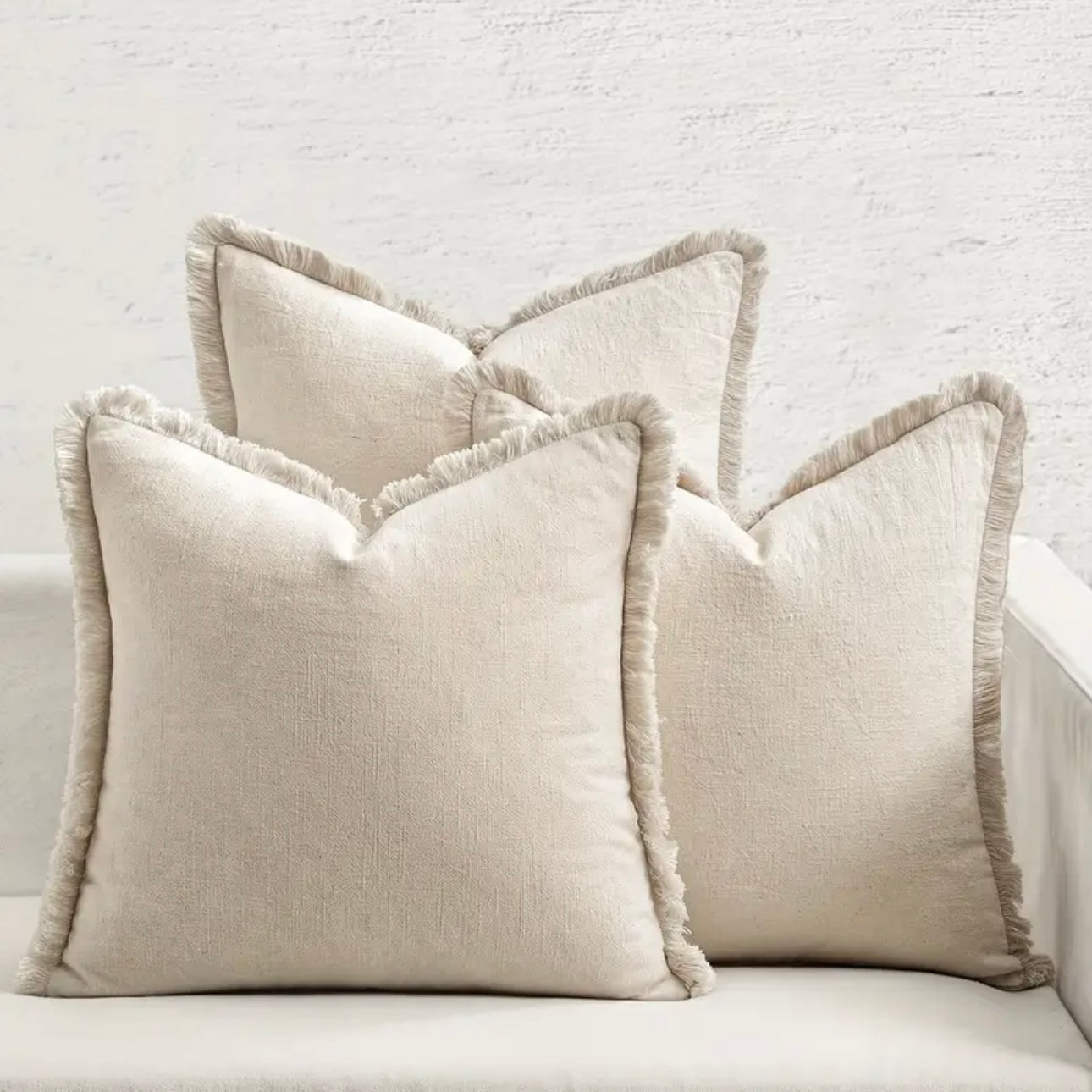 Zenora 3pcs Bohemian Linen Pillowcase Set