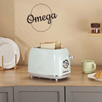 Omega Vintage 900W 2-Slice Toaster