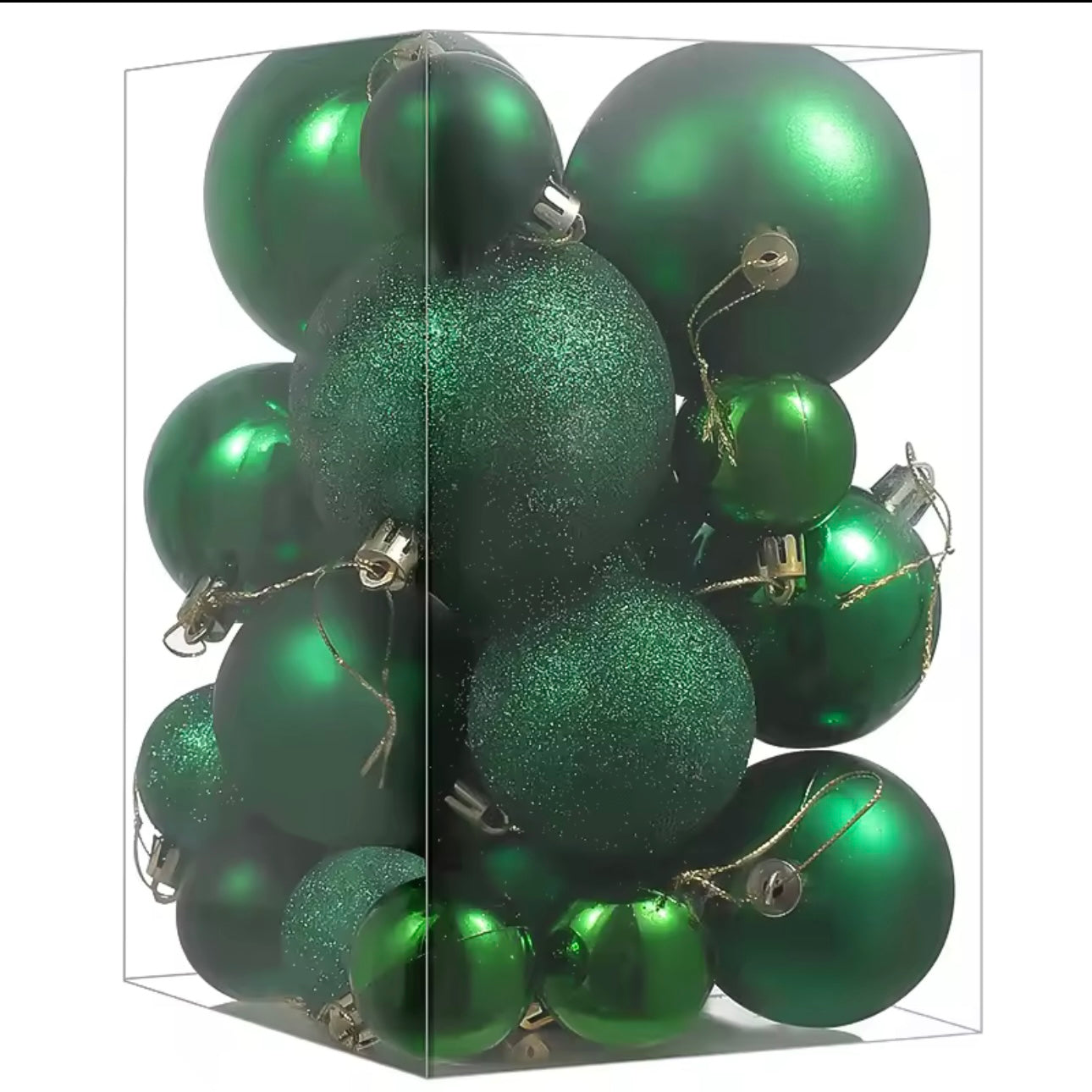 Zenora 24pcs Christmas Ball Hanging Ornaments