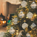 Zenora Gold Christmas Ball Ornament Set