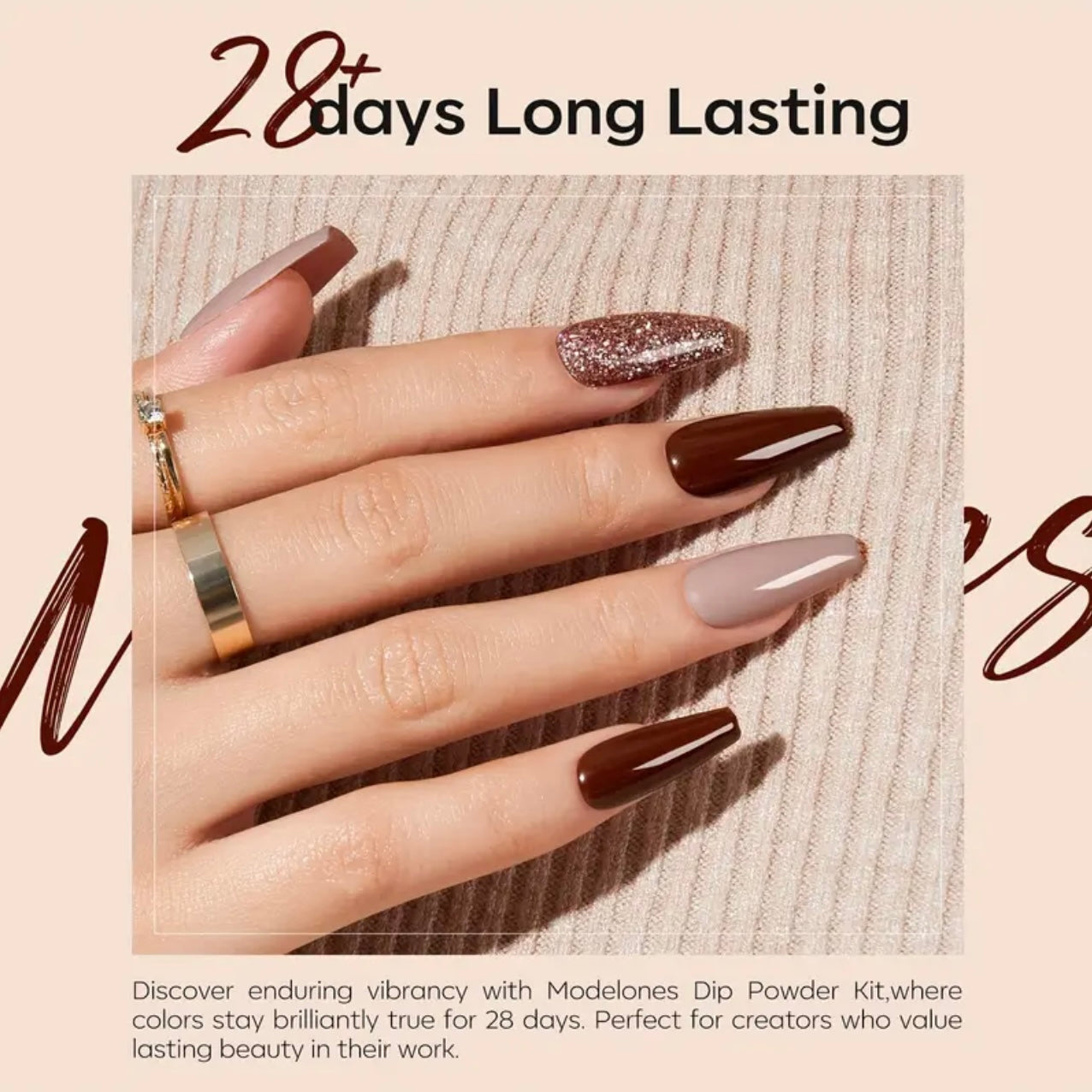 Zenora 4-Color Dip Powder Nail Kit