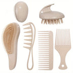 Zenora 9pcs Wheat Straw Hair & Scalp Care Set