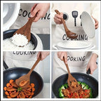 Zenora 9-Piece Wooden Cooking Utensil Set
