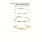 3pcs Fashionable Stacking Bracelet Set