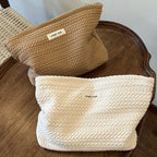 Zenora Woven Travel Makeup Pouch