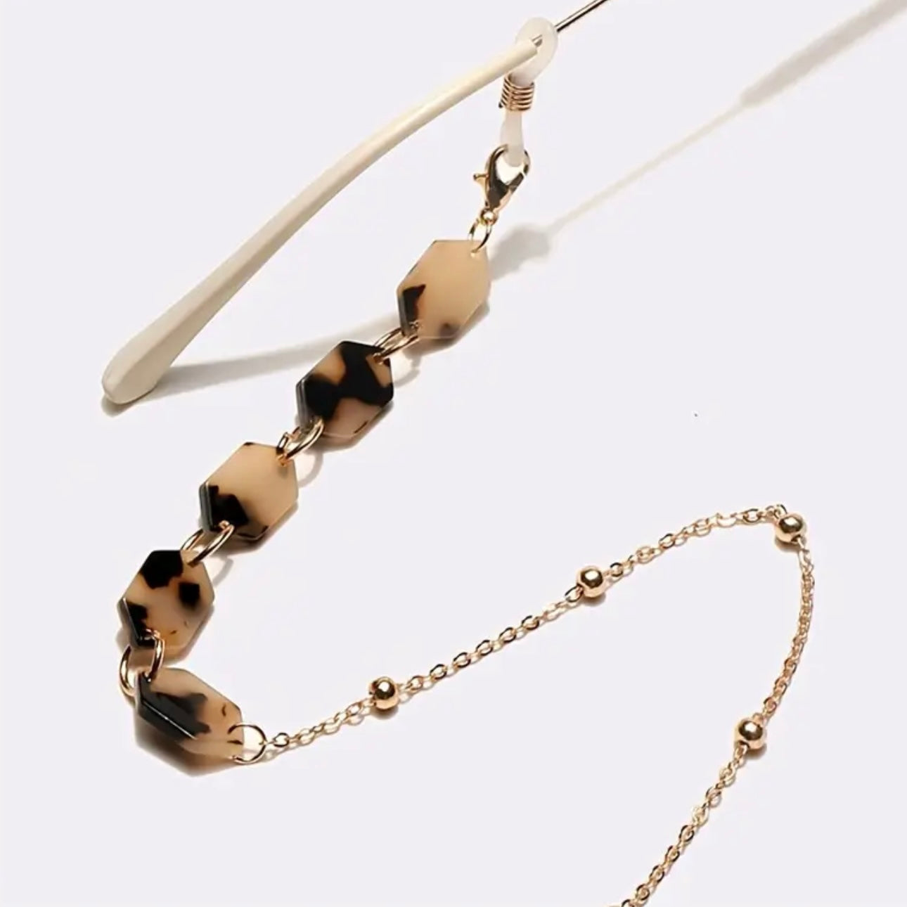 Women’s Copper Geometric Charm Chain