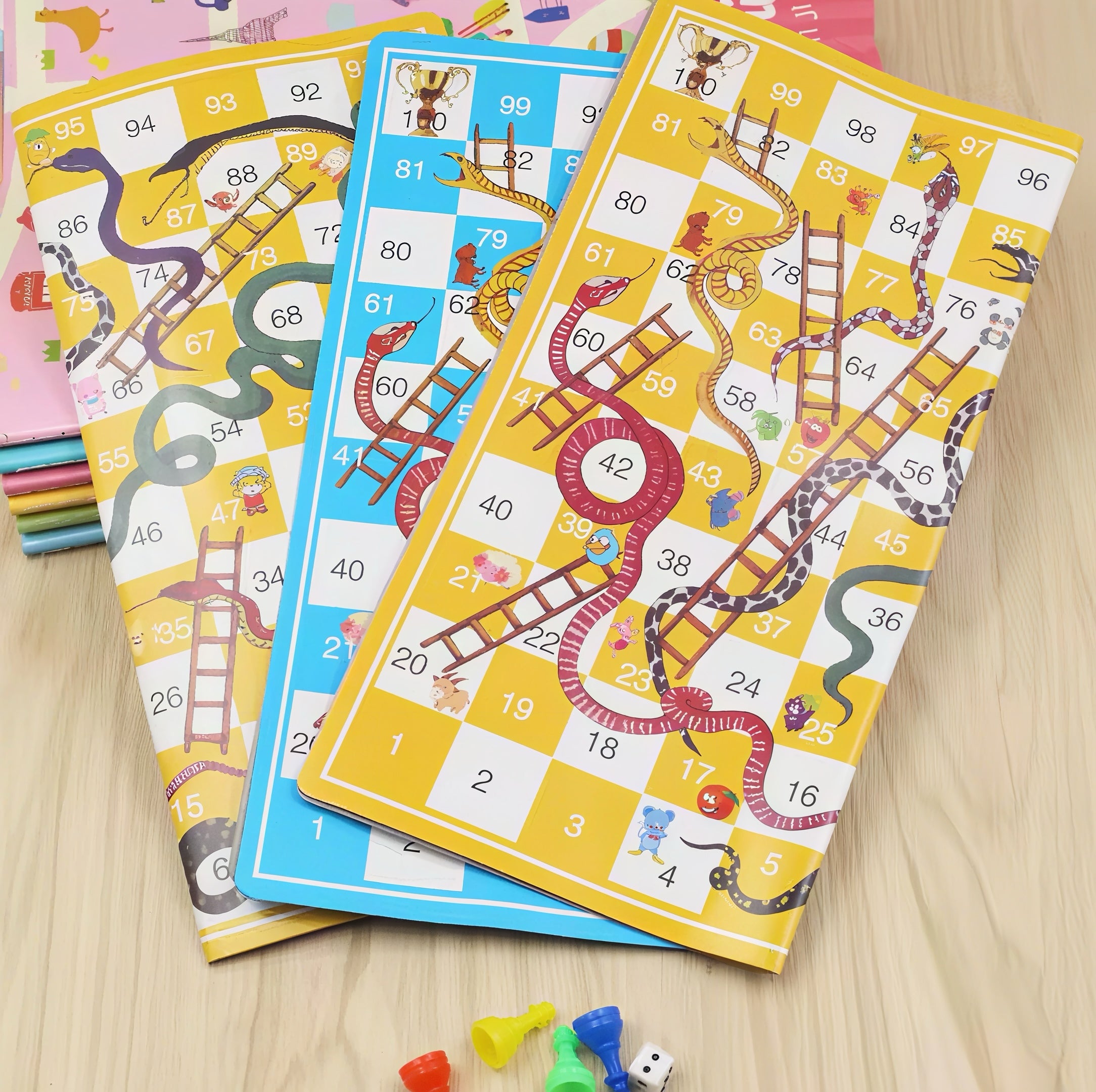 Zenora Snakes and Ladders & Ludo Board Game For Kids & Family Game Set