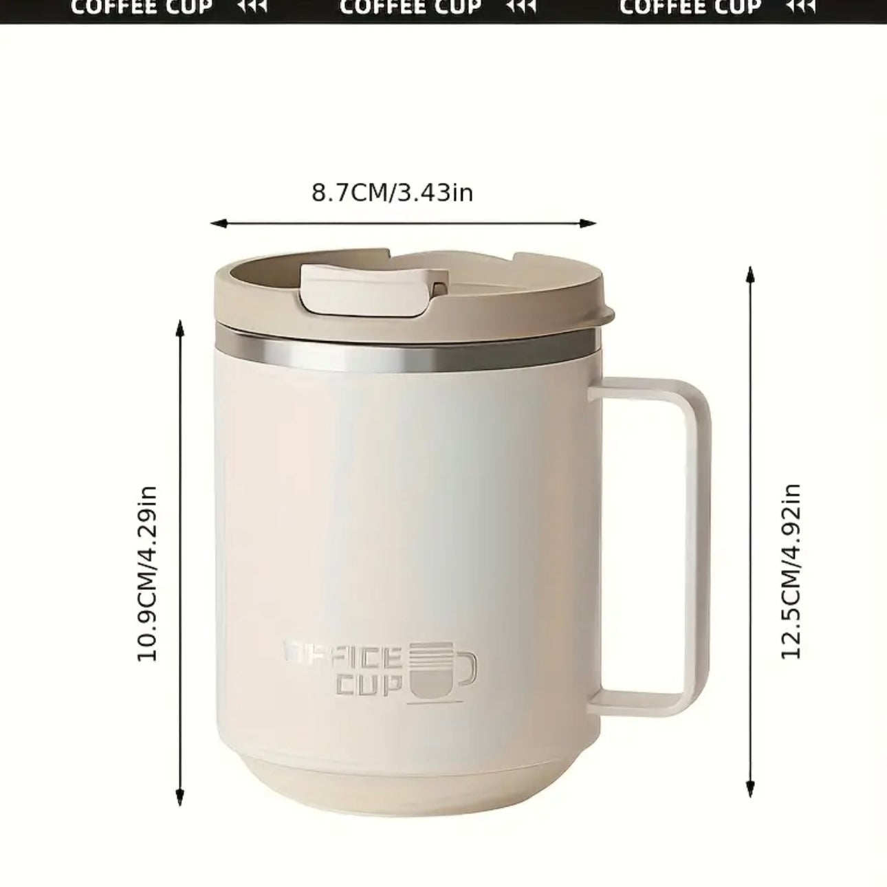 Zenora Stainless Steel Insulated Coffee Tumbler with Lid