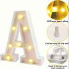 Zenora 4pcs Festive LED XMAS Letter Signs
