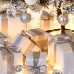 Zenora Luxury Encrypted Snowfall Christmas Tree with Decoration Package