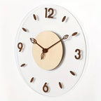 Zenora Glowtick Modern Minimalist Silent Wall Clock