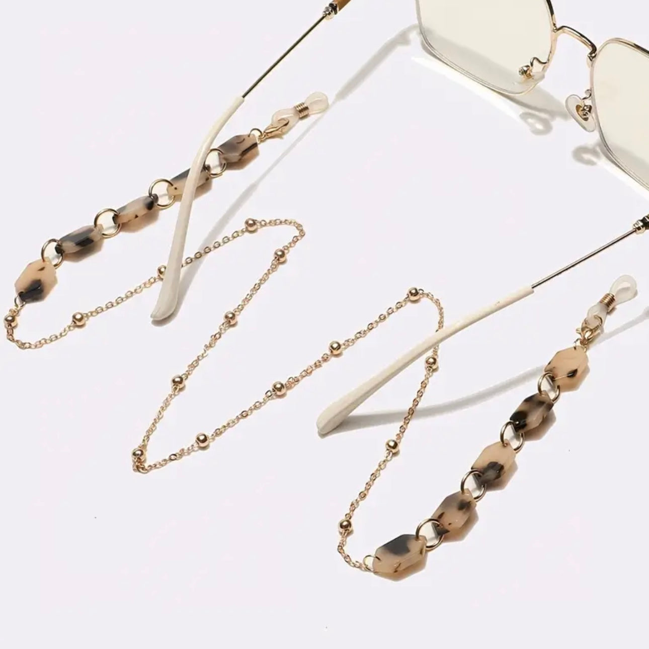 Women’s Copper Geometric Charm Chain