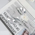 Zenora 180-Piece Silver Plastic Cutlery Set