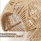 Bohemian Rattan Pendant Light Shade Set (2pcs)