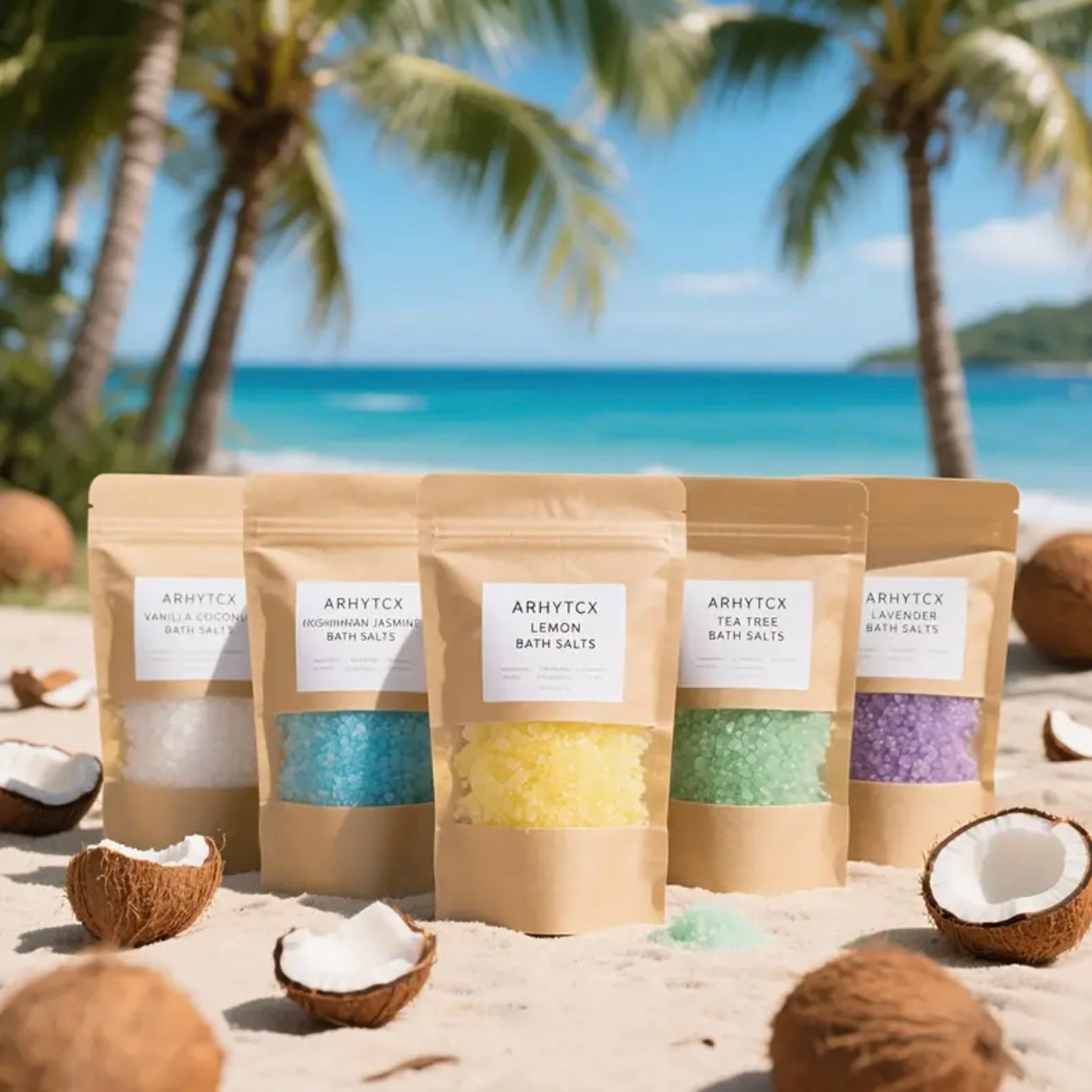 Zenora 5-Pack Spa Bath Salt Set