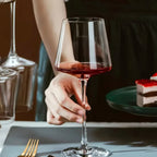 Zenora Large Burgundy Wine Glasses