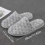 Zenora 5 Pairs Plush Series Indoor Slippers Set