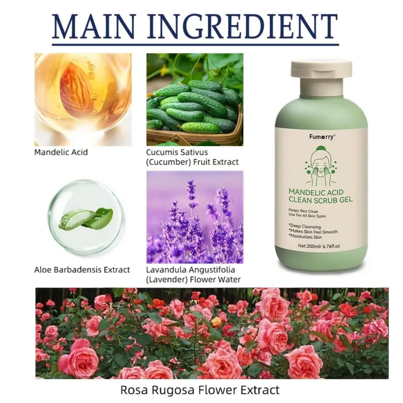 Zenora Deep Cleansing Exfoliating Gel 200ml