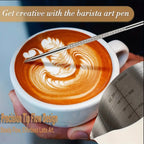 Zenora Stainless Steel Milk Frothing Pitcher Set