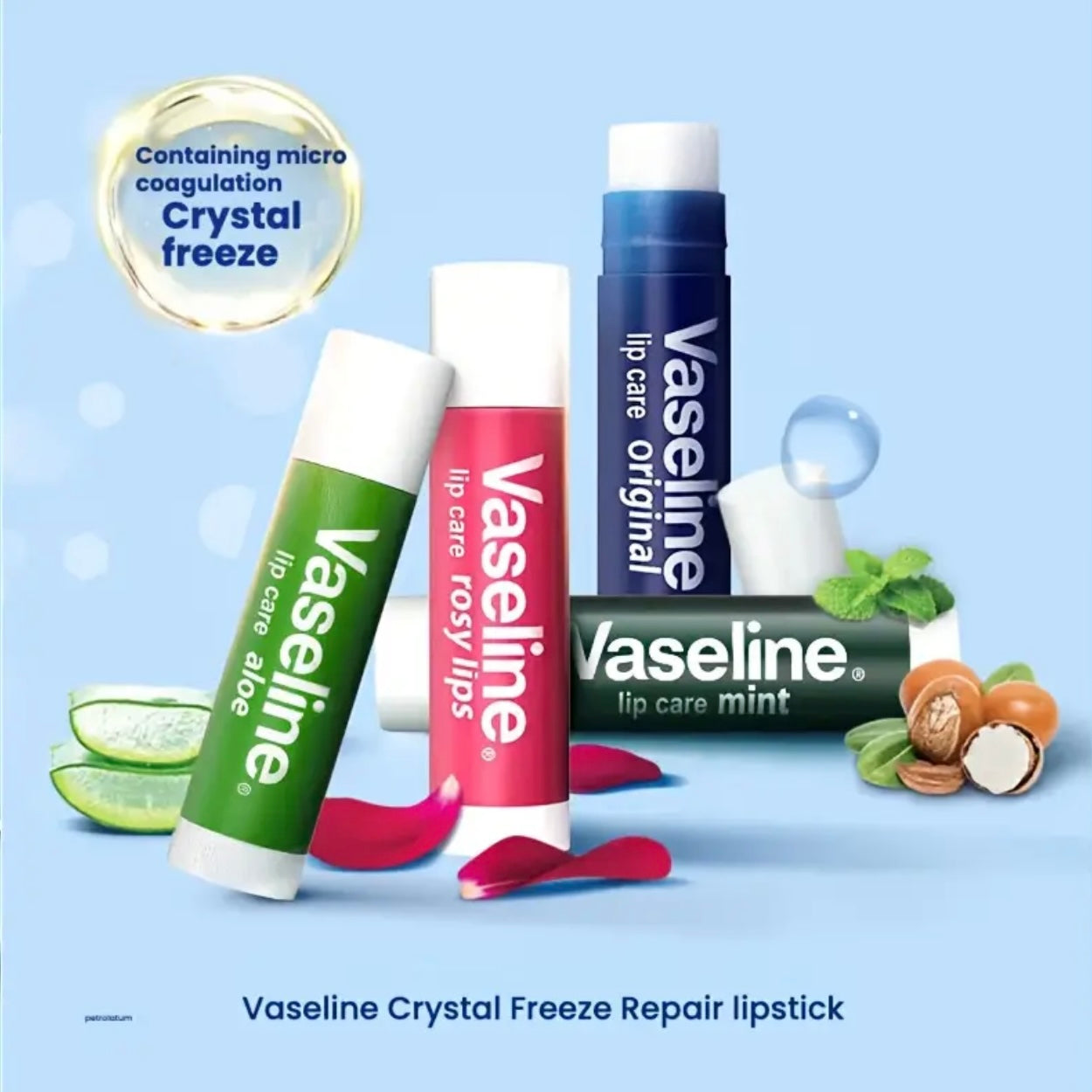 Zenora 3pcs Classic Moisturizing Lip Balm Set