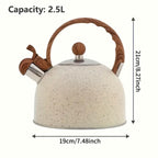 Zenora 2.5L Stainless Steel Whistling Kettle
