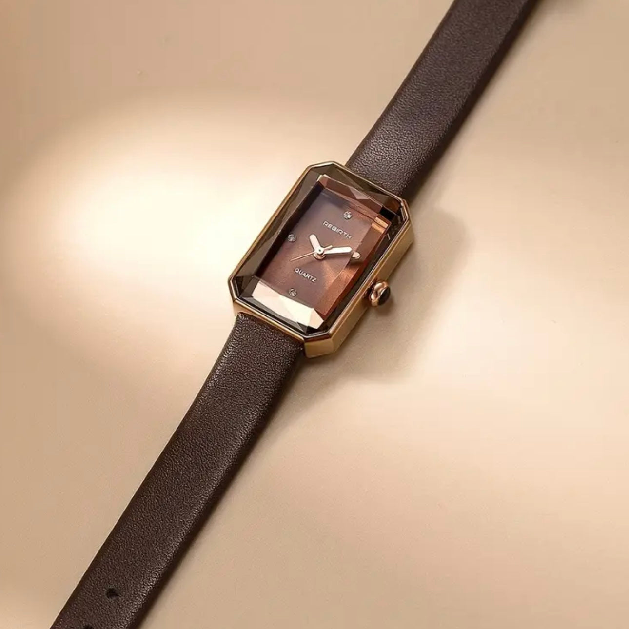 LUMÉ TERRACOTTA Vintage Square Women’s Quartz Watch