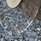 Zenora Glowtick Modern Minimalist Silent Wall Clock