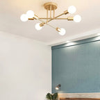 Zenora Modern Minimalist Semi-Flush Ceiling & Table Lamp