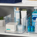 Zenora 4pcs Clear Drawer Organizer Bins