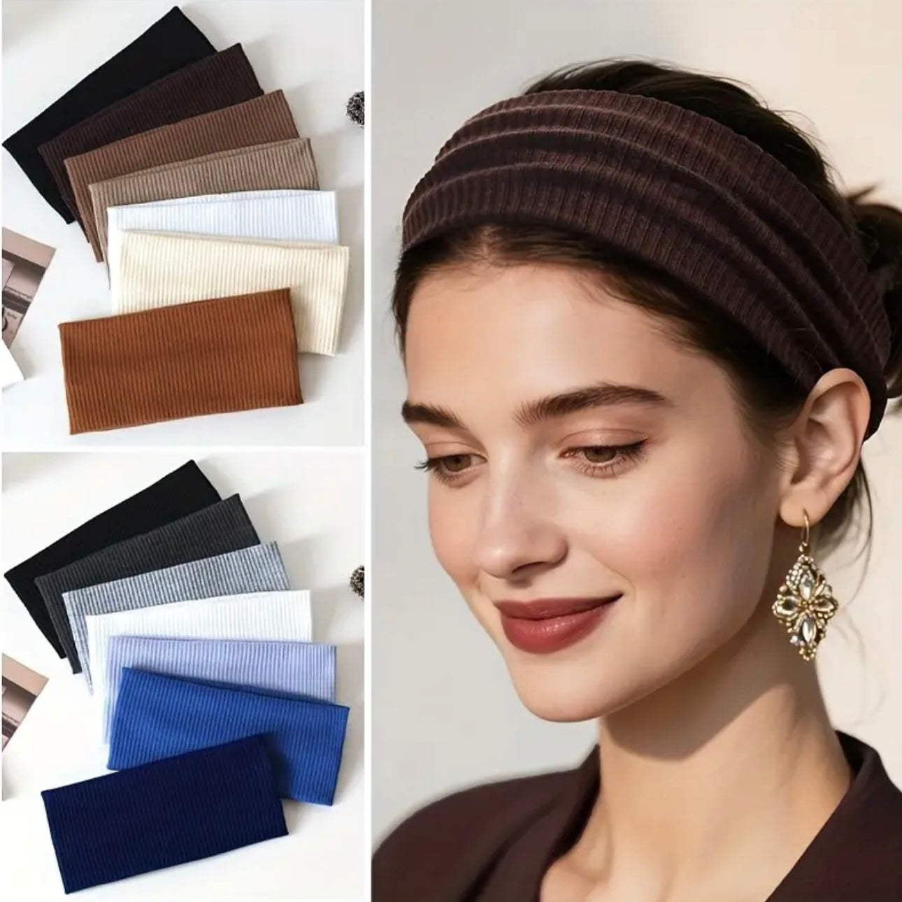 Zenora 7pcs Women’s Thickened Winter Headbands